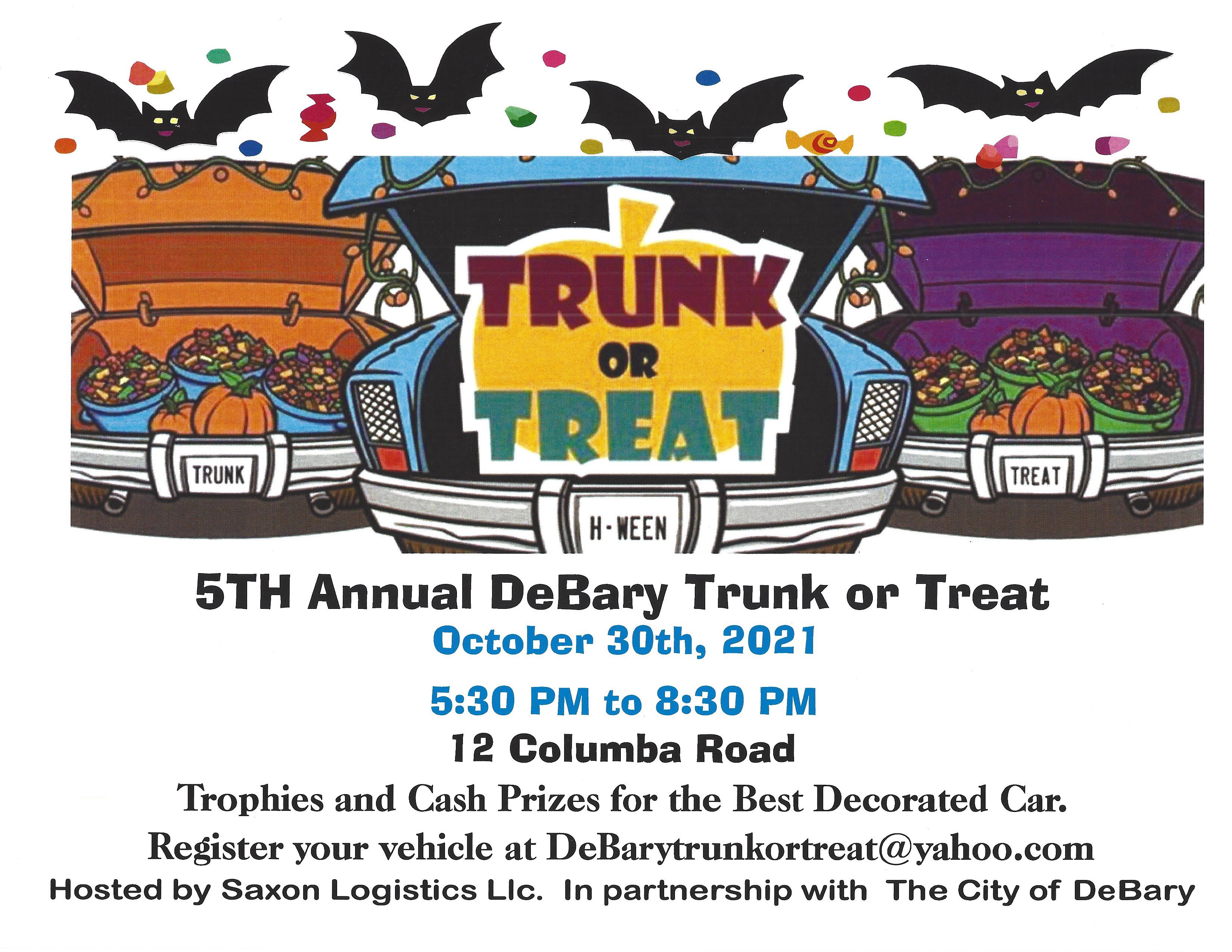 Trunk or Treat City of DeBary Florida