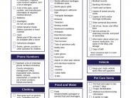 Hurricane Kit Checklist